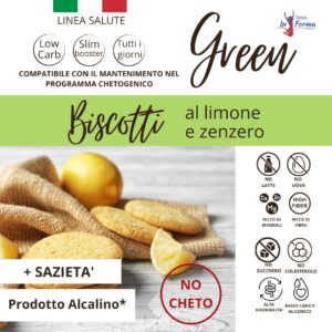 Linea Salute - Biscotti al limone e zenzero Green | Metodo InForma